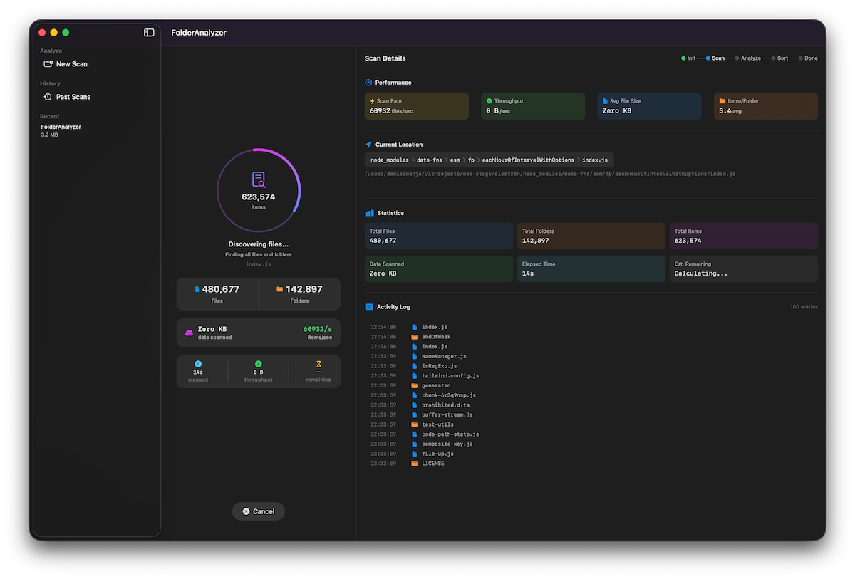 Dark Mode Interface