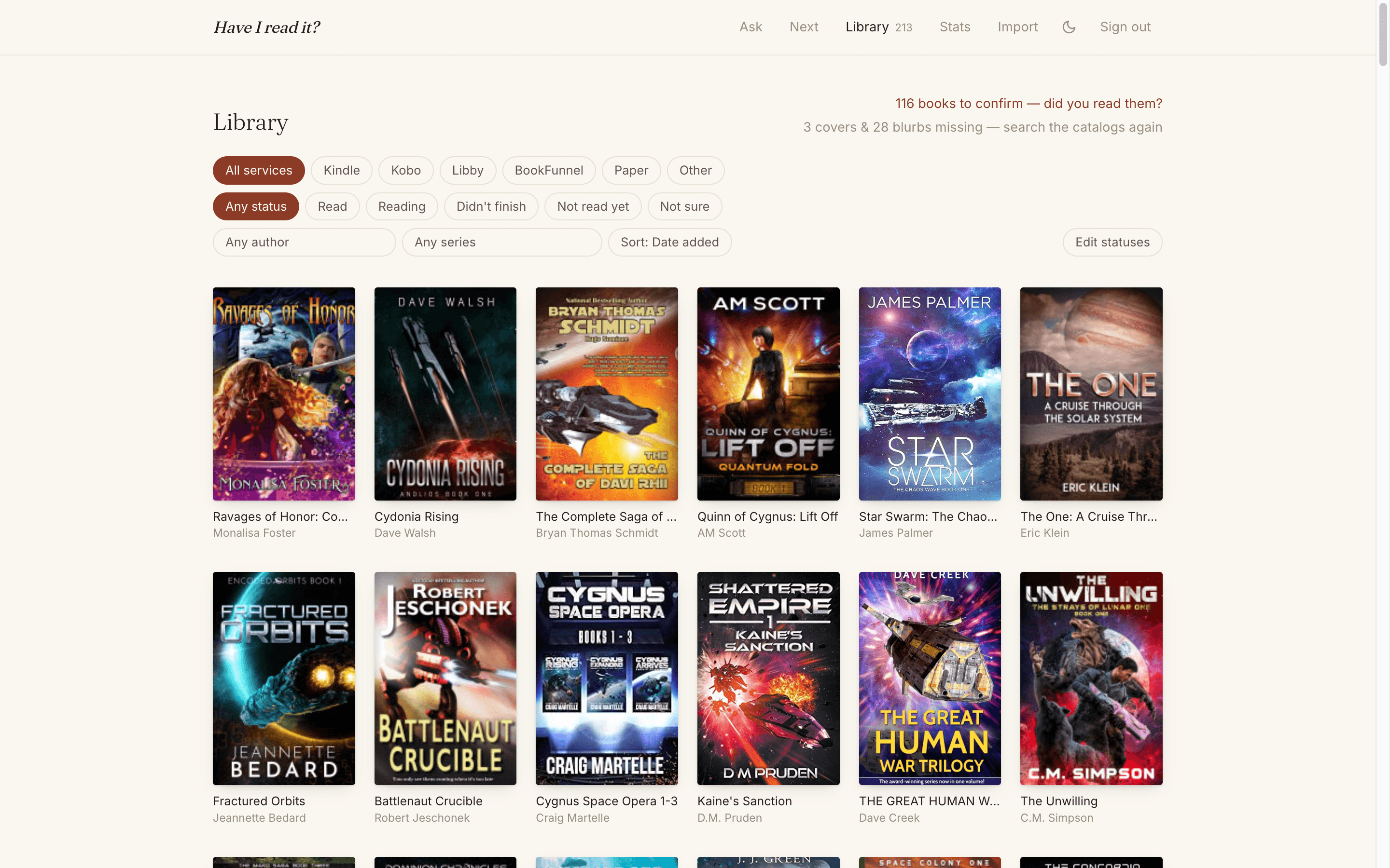 HaveIRead screenshot